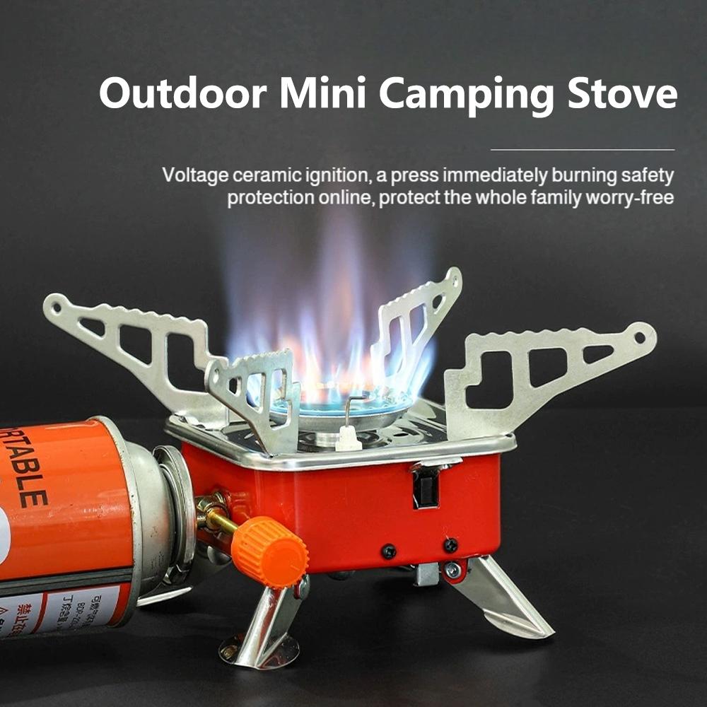 Outdoor Gas Camping Oven - Fogão a Gás Portátil Dobrável à