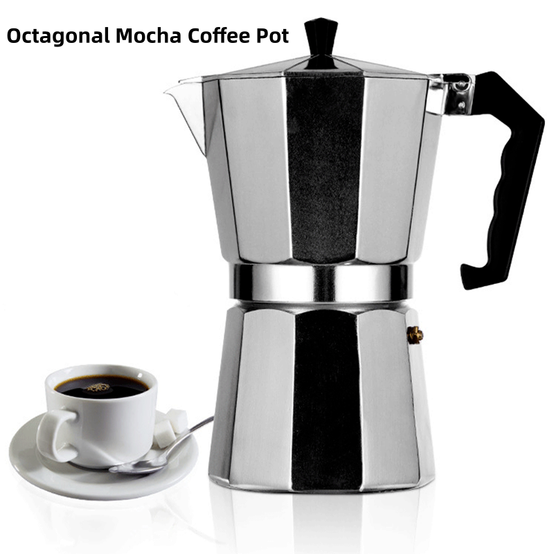 Camp Percolator Coffee - Chaleira de café de alumínio latte