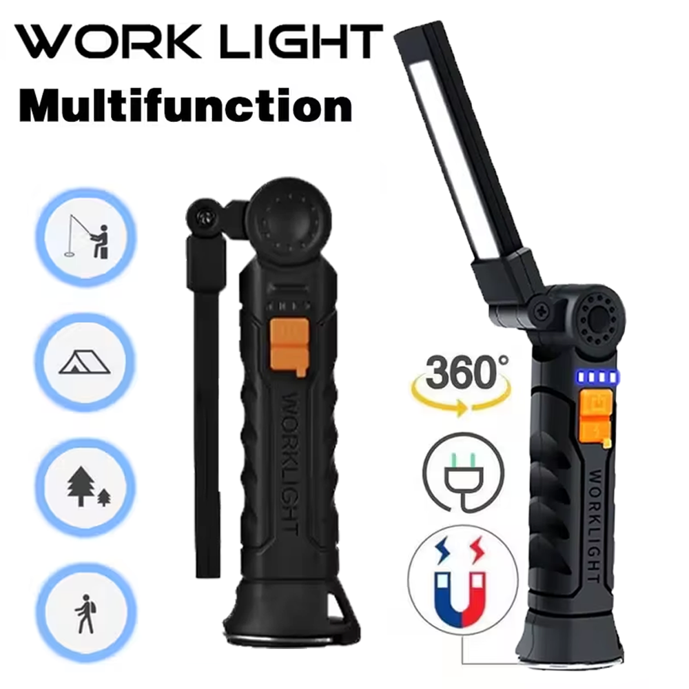 Outdoor Camping Glamping - Lanterna portátil cob led recarregável usb