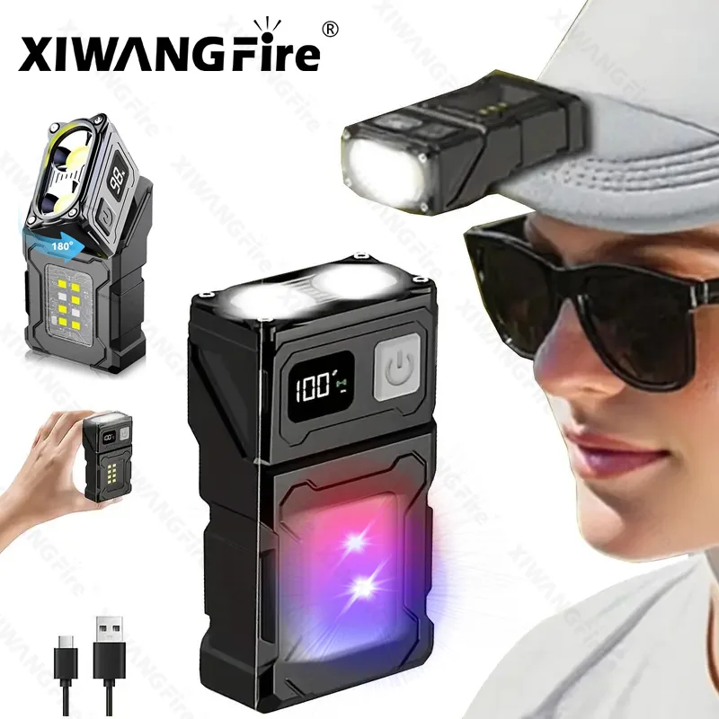 Outdoor Camping Glamping - Mini lanterna LED recarregável USB -