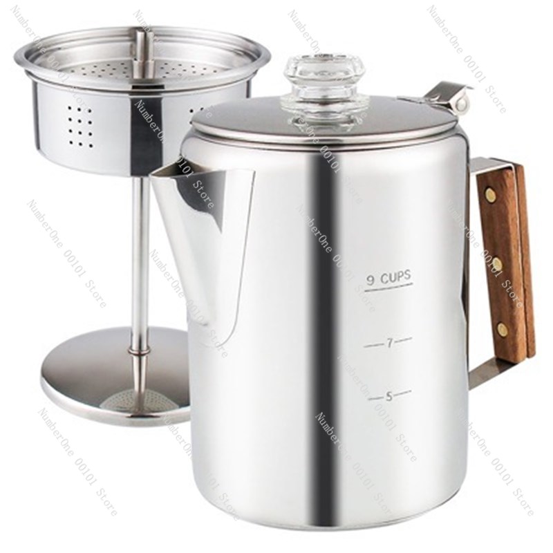 Camp Percolator Coffee - Cafeteira de Fogão para Camping, Cafeteira