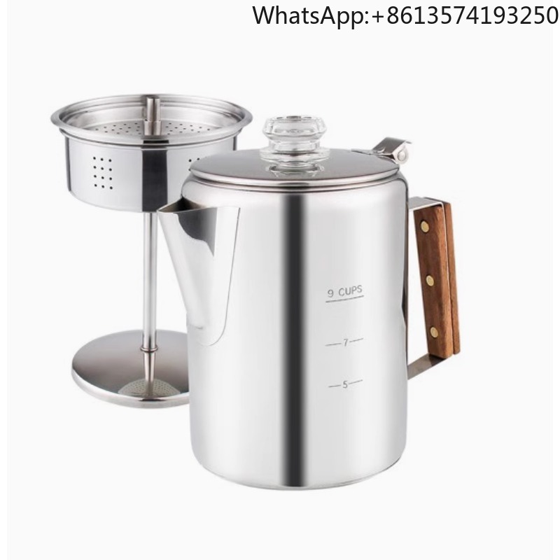 Camp Percolator Coffee - Cafeteira de Fogão para Camping, Cafeteira