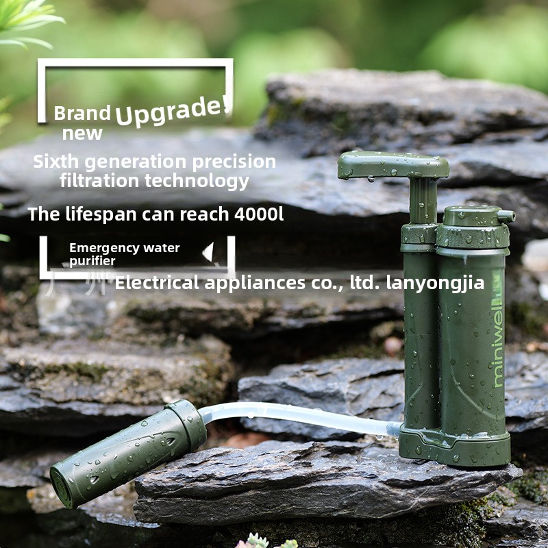 Portable Water Filter - Filtros de Água para Camping, Purificador