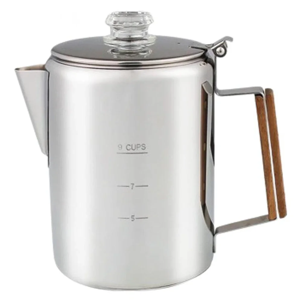 Camp Percolator Coffee - 9 xícara de café de acampamento