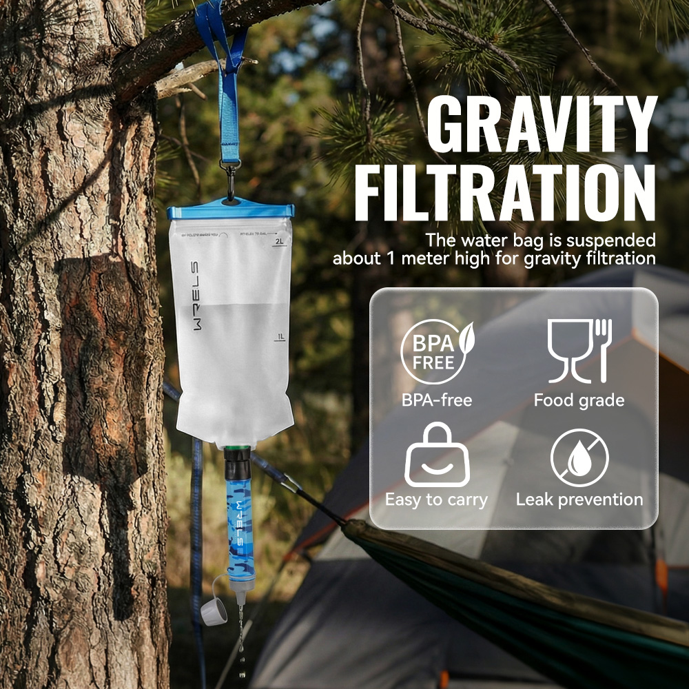Filtro de Água Portátil WRELS  - Portable Water Filter avaliação e preço