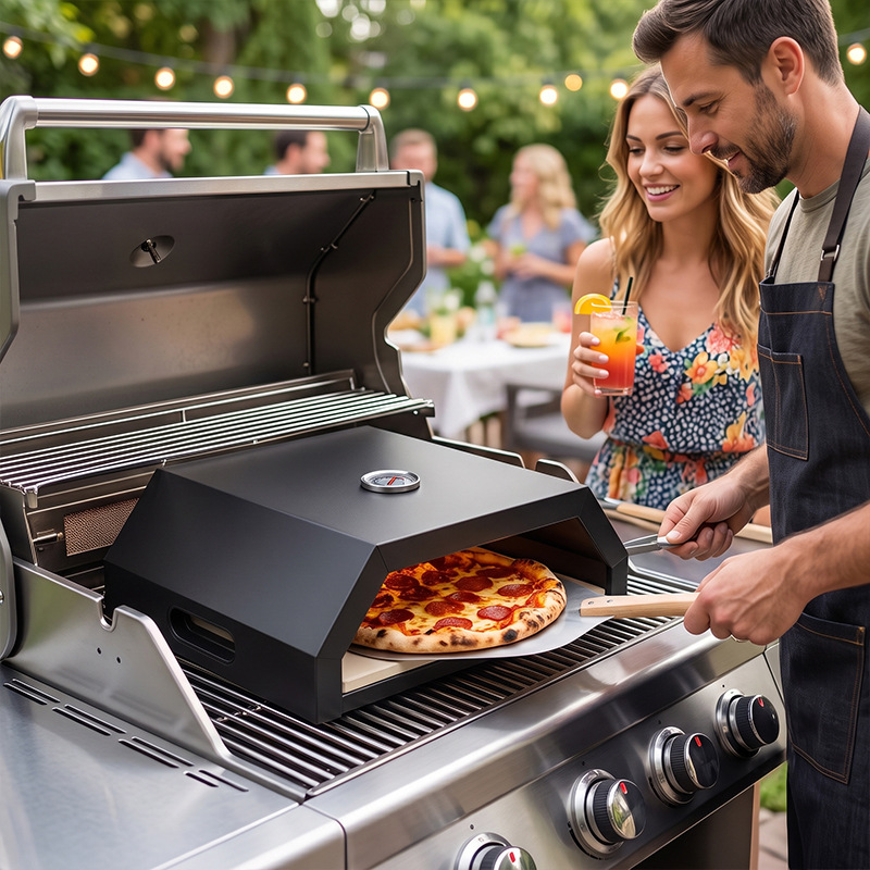 Forno de Pizza Portátil a Gás  - Outdoor Gas Camping Oven avaliação e preço