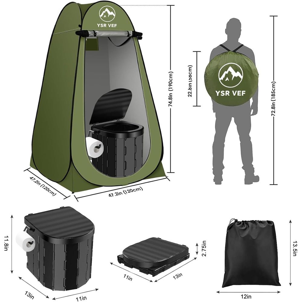 Kit de Sanitário Portátil, San - Outdoor Camping avaliação e preço