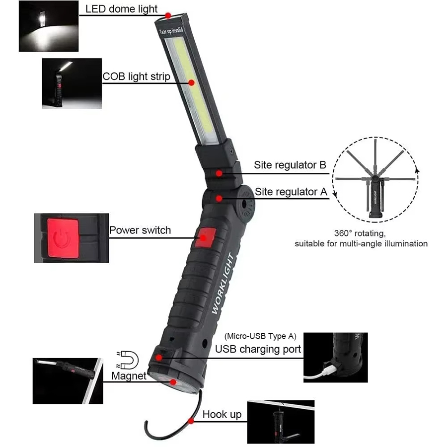 Lanterna led portátil com ganc - Outdoor Camping Glamping avaliação e preço
