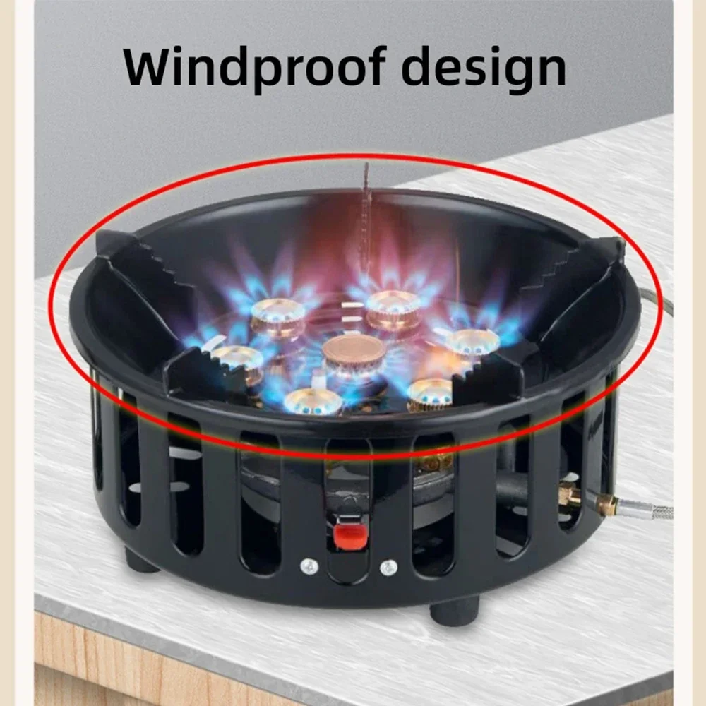 Fogão de acampamento de 7 núcl - Outdoor Gas Camping Oven avaliação e preço