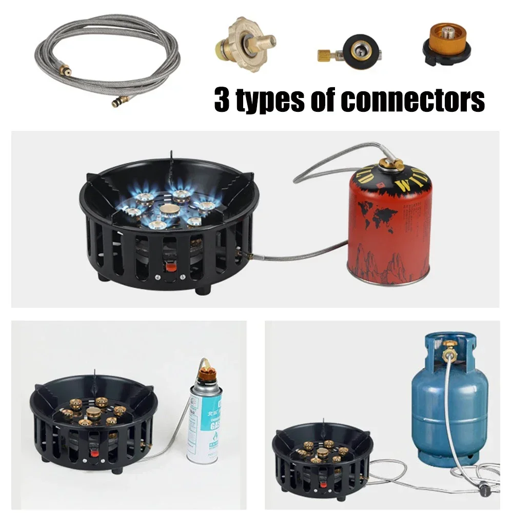 Fogão de acampamento de 7 núcl - Outdoor Gas Camping Oven avaliação e preço