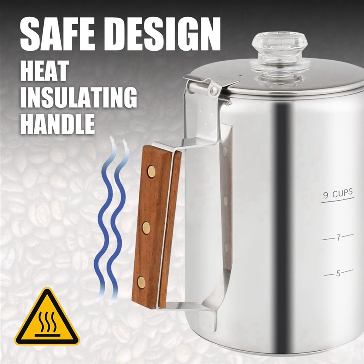 Cafeteira de Fogão Compatível  - Camp Percolator Coffee avaliação e preço