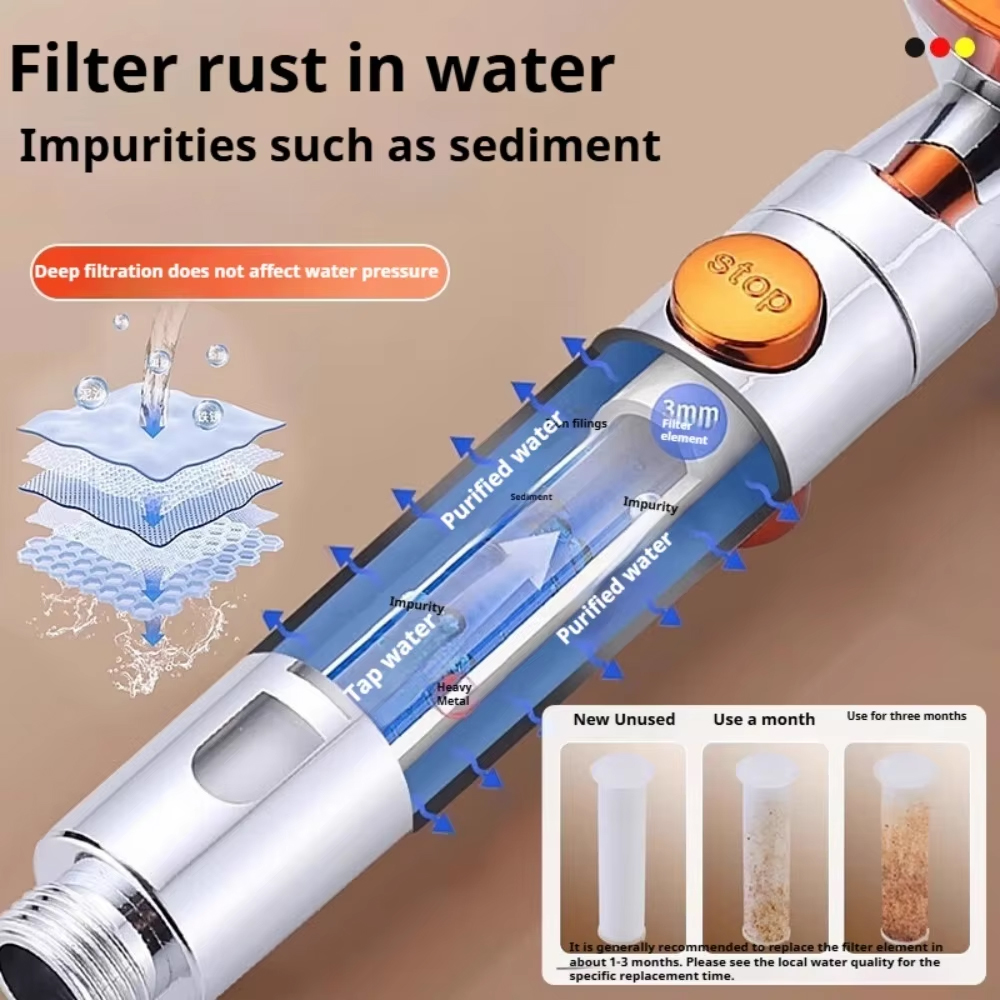 Chuveiro Portátil ABS com 5 Ja - Portable Water Filter avaliação e preço