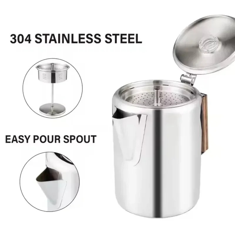 Cafeteira de Camping em Aço In - Camp Percolator Coffee avaliação e preço