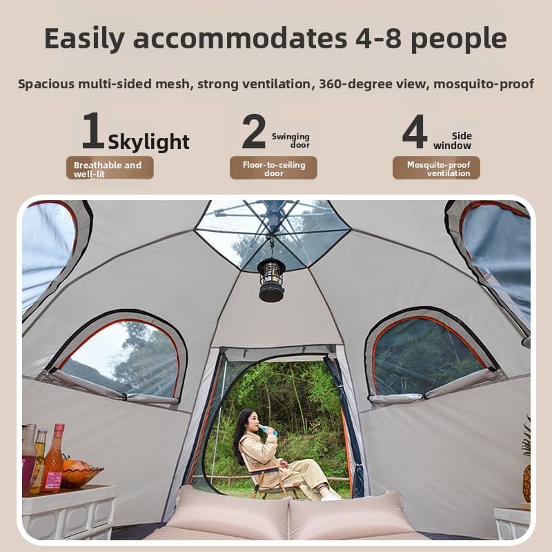 Barraca de Camping Portátil pa - Camping Zelt Outdoor avaliação e preço