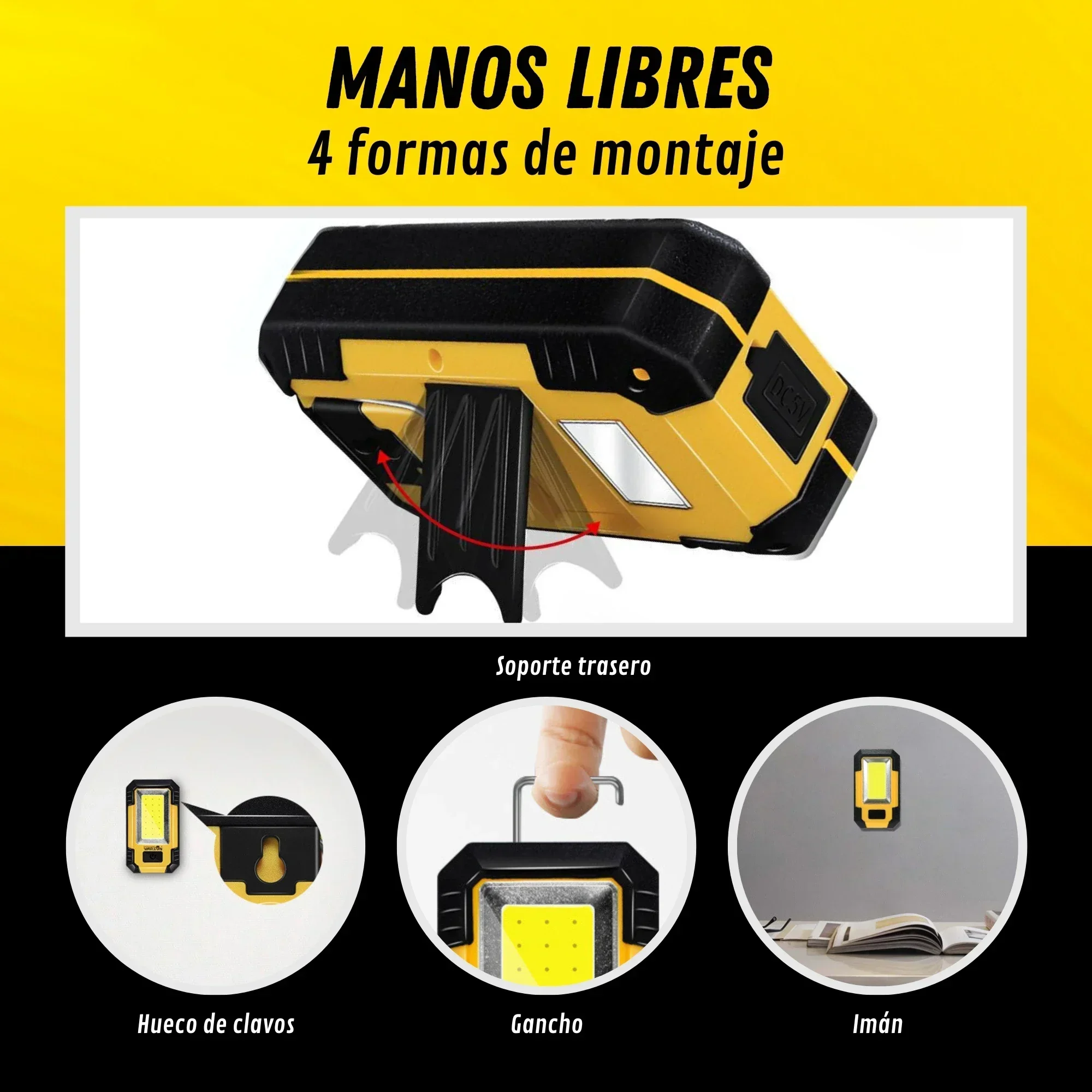 Lanterna de Trabalho Recarregá - Outdoor Camping Glamping avaliação e preço