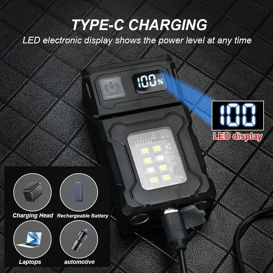 Mini Lanterna LED Recarregável - Outdoor Camping Glamping avaliação e preço