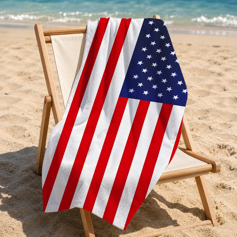 Toalha de praia Flag A-America - Outdoor Camping Usa avaliação e preço