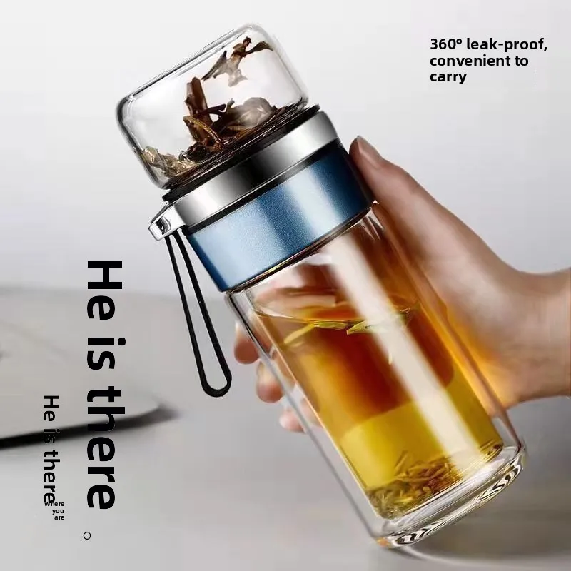 Copo de Vidro de Dupla Camada  - Portable Water Filter avaliação e preço