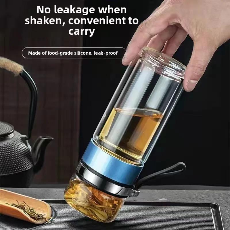 Copo de Vidro de Dupla Camada  - Portable Water Filter avaliação e preço