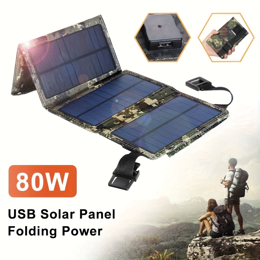 Painel Solar Portátil Dobrável - Outdoor Camping avaliação e preço