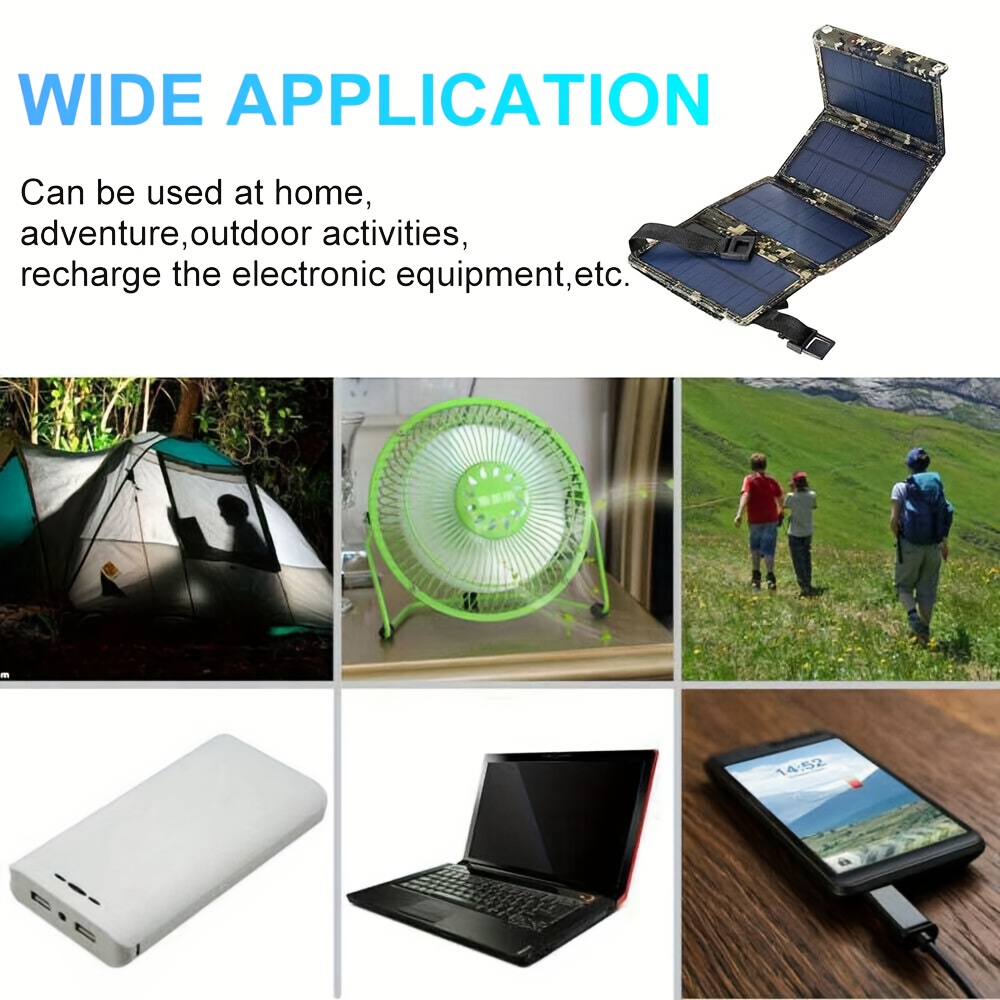 Painel Solar Portátil Dobrável - Outdoor Camping avaliação e preço
