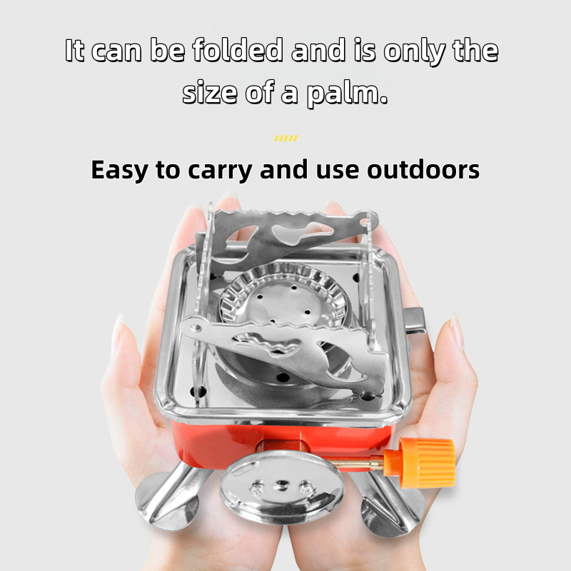 Fogão Mini Quadrado Portátil p - Outdoor Gas Camping Oven avaliação e preço