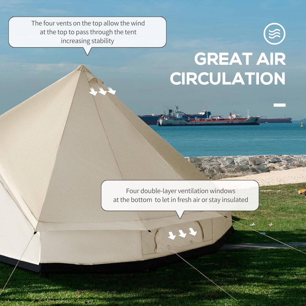 Tenda de Glamping Espaçosa par - Outdoor Camping And Glamping avaliação e preço
