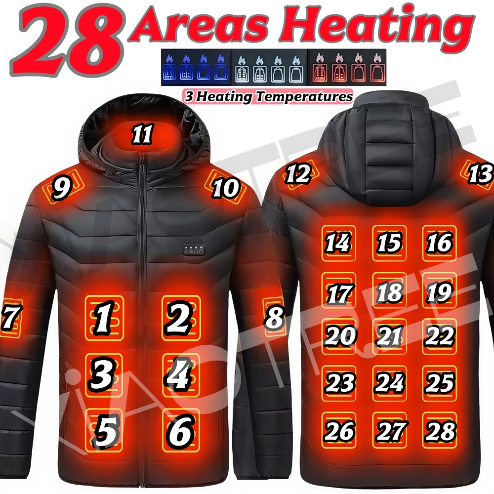 28 áreas jaqueta de aqueciment - Outdoor Camping Outfit avaliação e preço