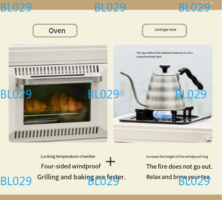 Forno portátil pequeno para as - Outdoor Gas Camping Oven avaliação e preço