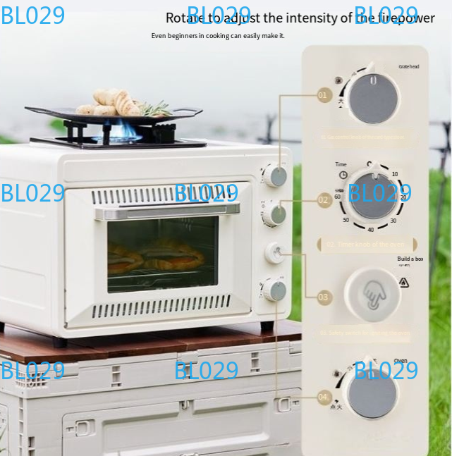 Forno portátil pequeno para as - Outdoor Gas Camping Oven avaliação e preço