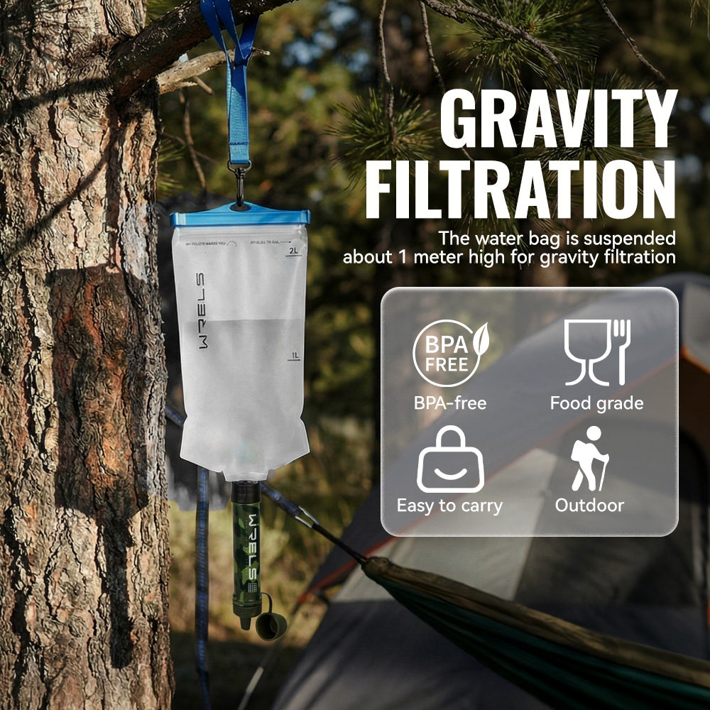 Conjunto de filtro de água por - Portable Water Filter avaliação e preço